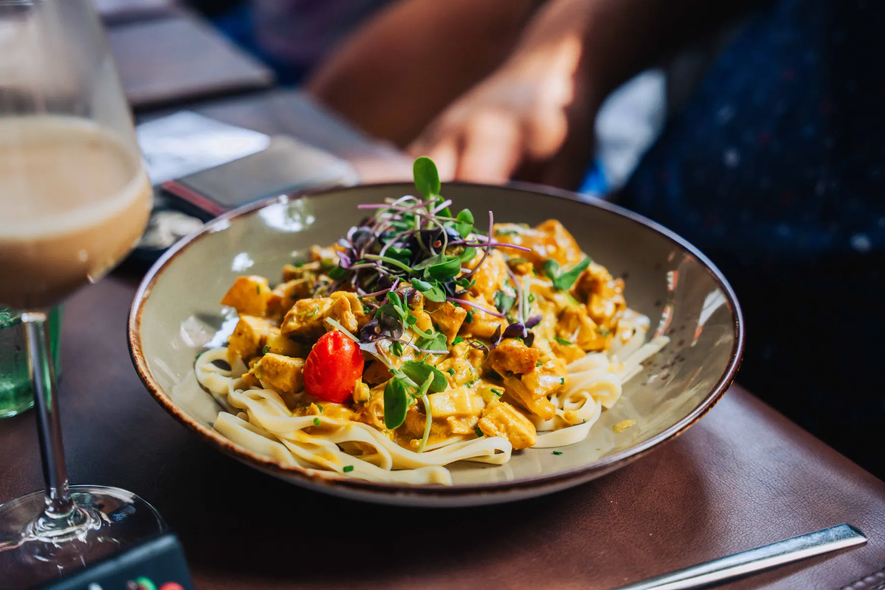 Tagliatelle met roomsaus